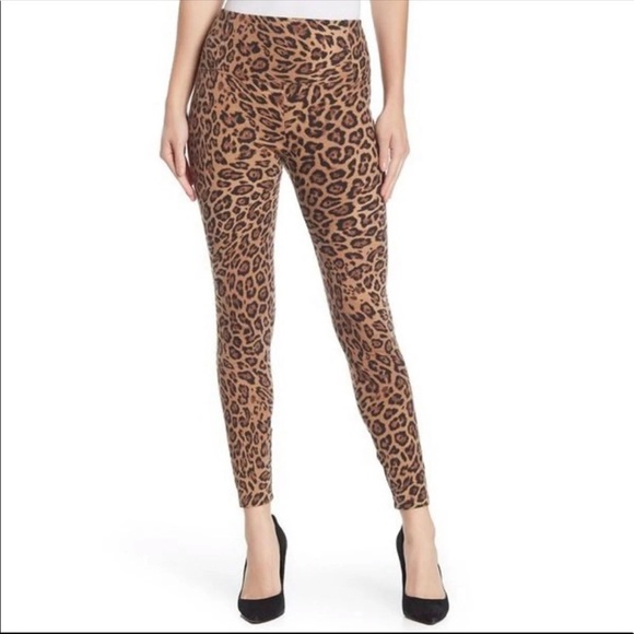 NWT Love, Fire Leopard Print Skinny Leggings - Picture 2 of 2